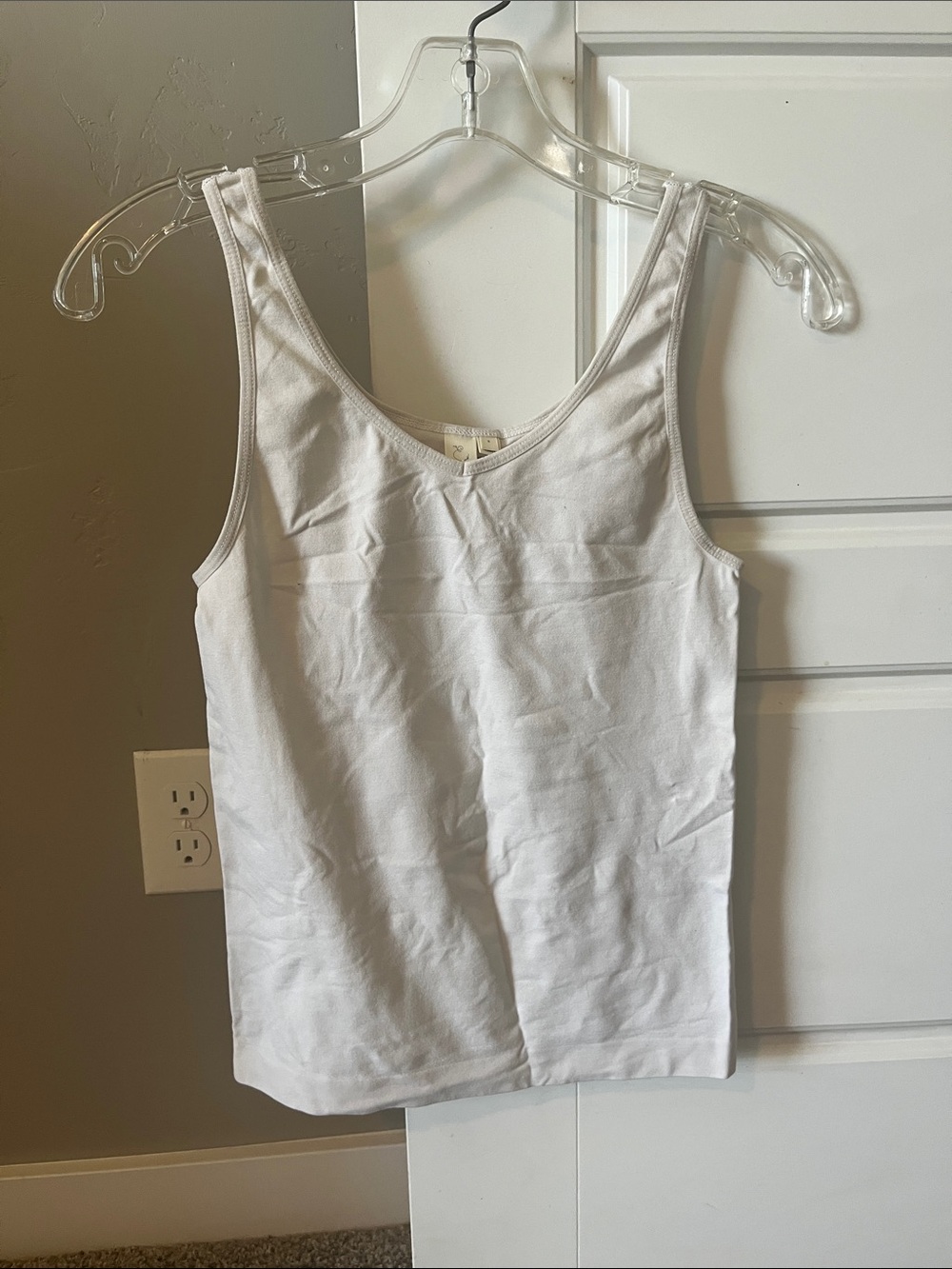 Classic White Women's Tank Top - floreat/anyhropologie